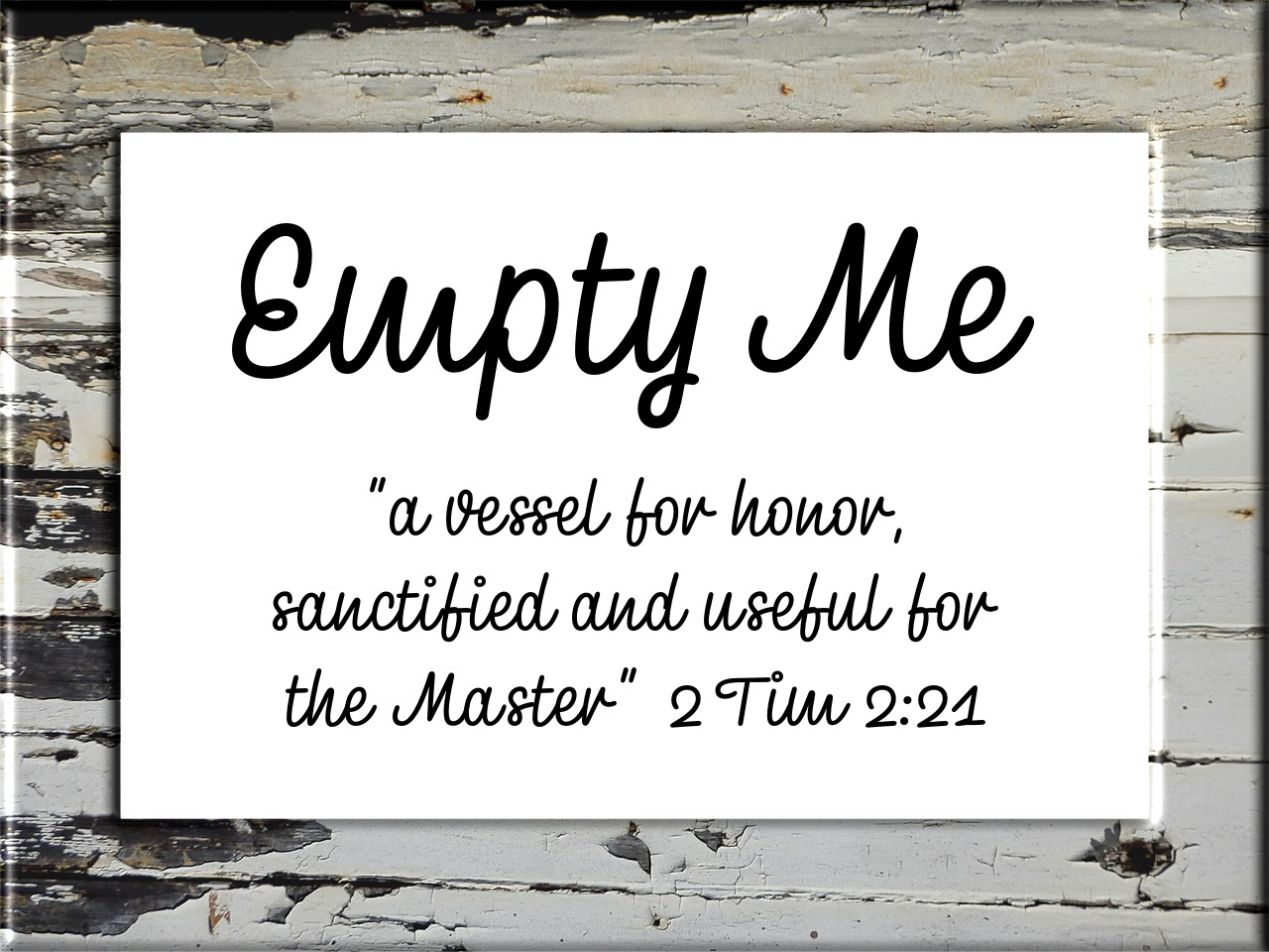 Empty Me Sticker Empty Me – of Self – Made Ready
